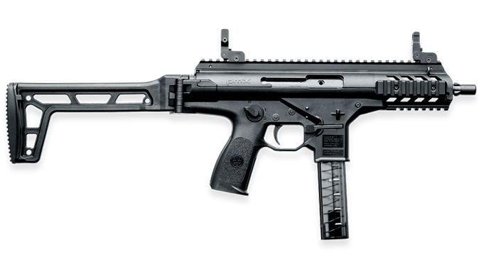 Beretta PMX submachine gun extended right profile