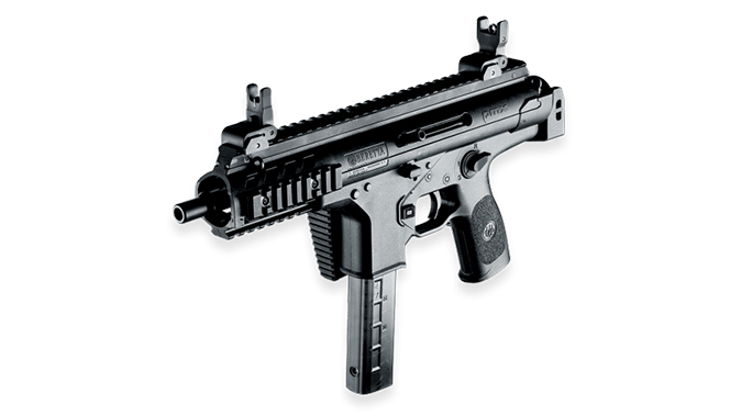 Beretta PMX submachine gun folded right angle