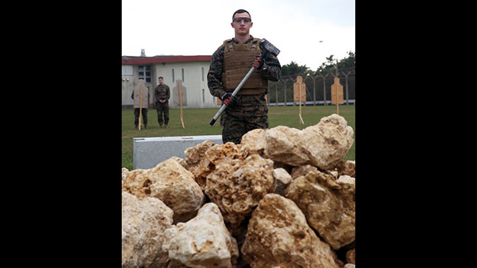 Camp Hansen CCU rock pile