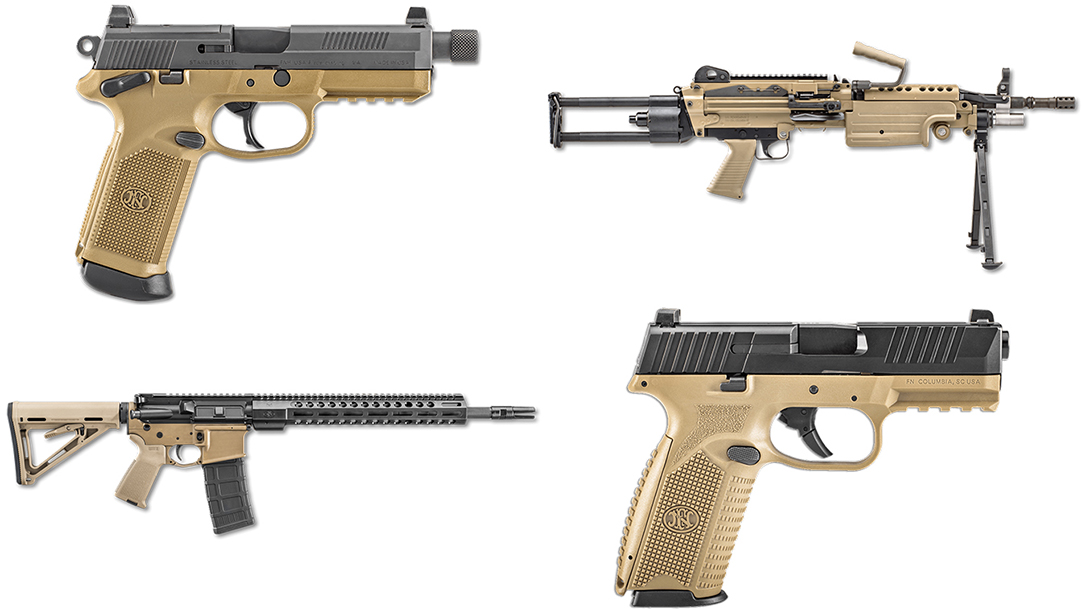 fn fde blk pistol rifle series
