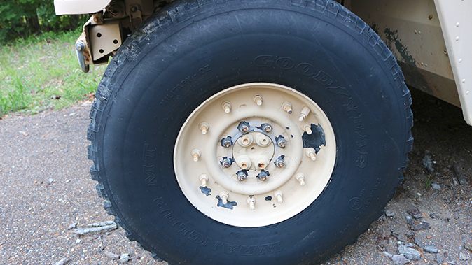 surplus humvee wheel