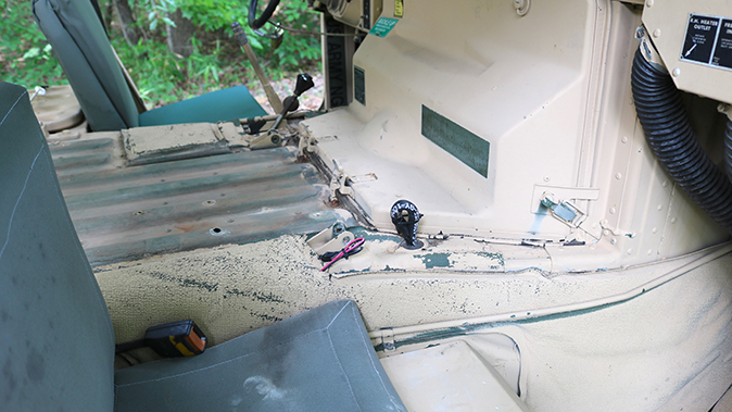 surplus humvee seat