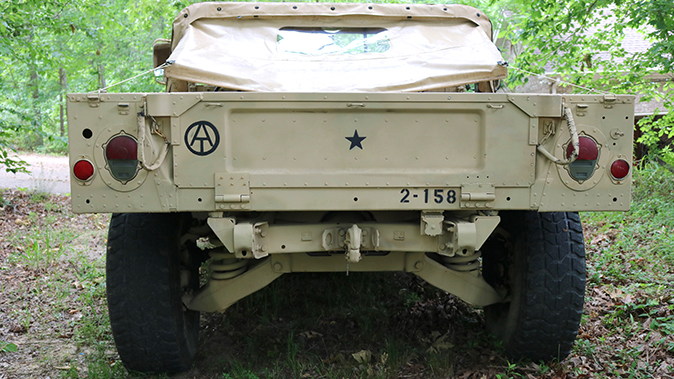 surplus humvee rear