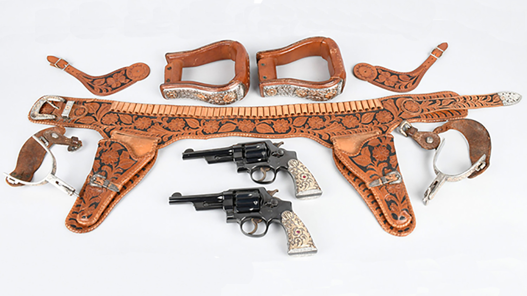 john wayne matching revolvers firearms auction