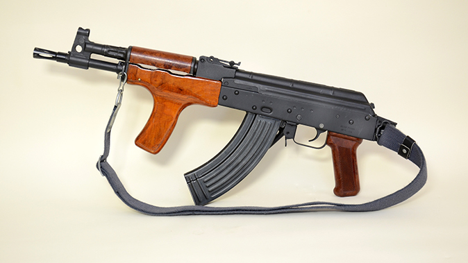 PM md 90 rifle stock folded left profile