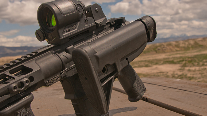 PWS MK107 Mod 2 rifle folded stock