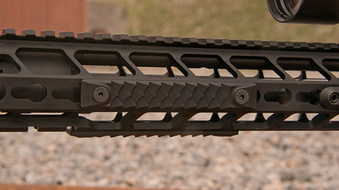 PWS MK107 Mod 2 rifle rail scales