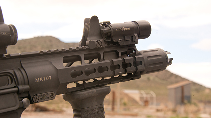 PWS MK107 Mod 2 rifle right side handguard