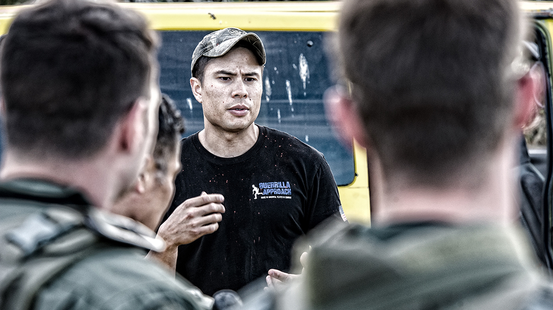Firearm Instructors Aaron Barruga Guerrilla Approach course