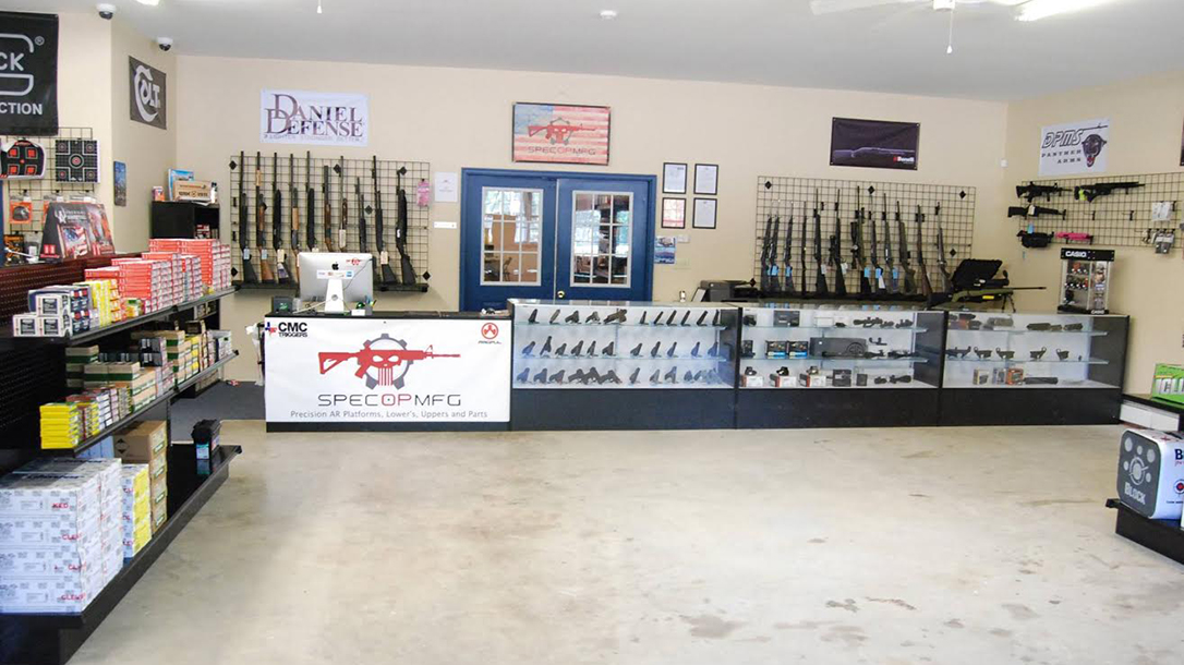 SpecOp Manufacturing showroom