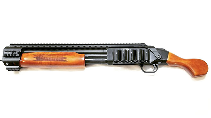 black aces tactical mossberg shockwave wood furniture left profile