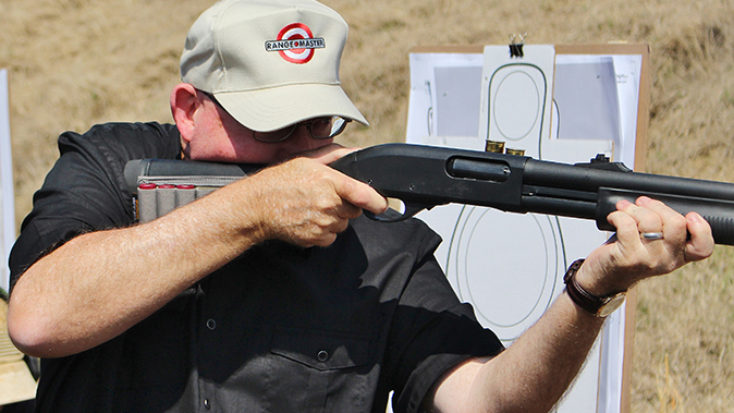 tactical shotgun mounted