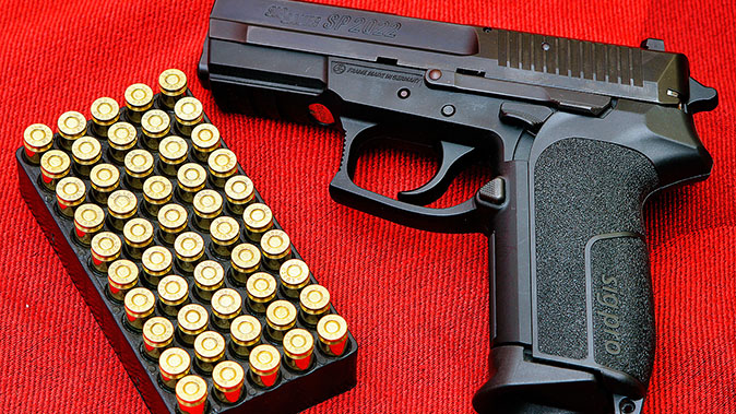 french national police sig sauer p2022 pistol