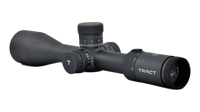 tract Toric UHD 30mm MRAD riflescope right angle