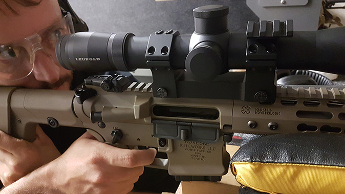 Nosler Varmageddon rifle aiming