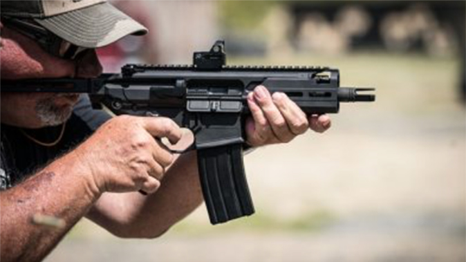 Sig MCX Rattler rifle closeup
