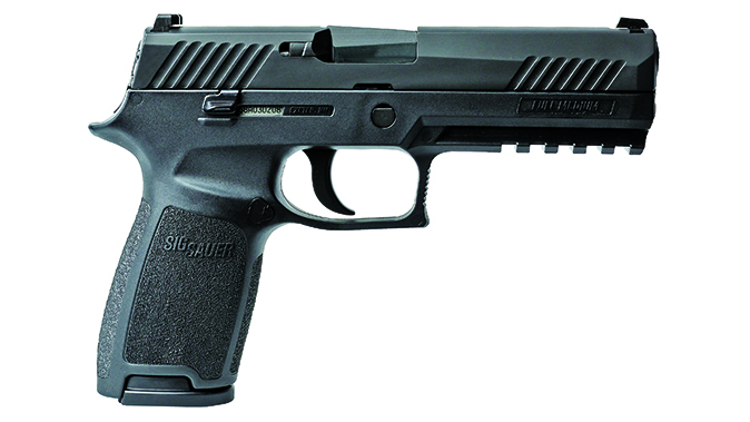 Sig p320 pistol full-size right profile