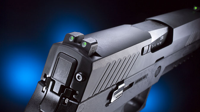 Sig p320 pistol rear sight