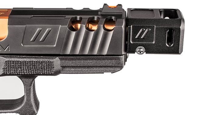 Zev Pro Compensator pistol profile