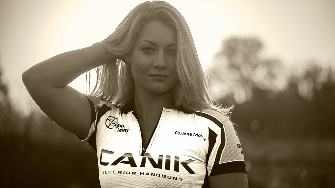 Corinne Mosher firearms training shooting profile