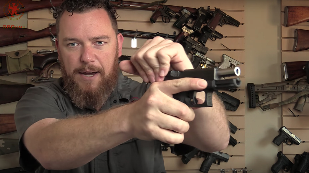 Slide Release pistol reload Graham Baates