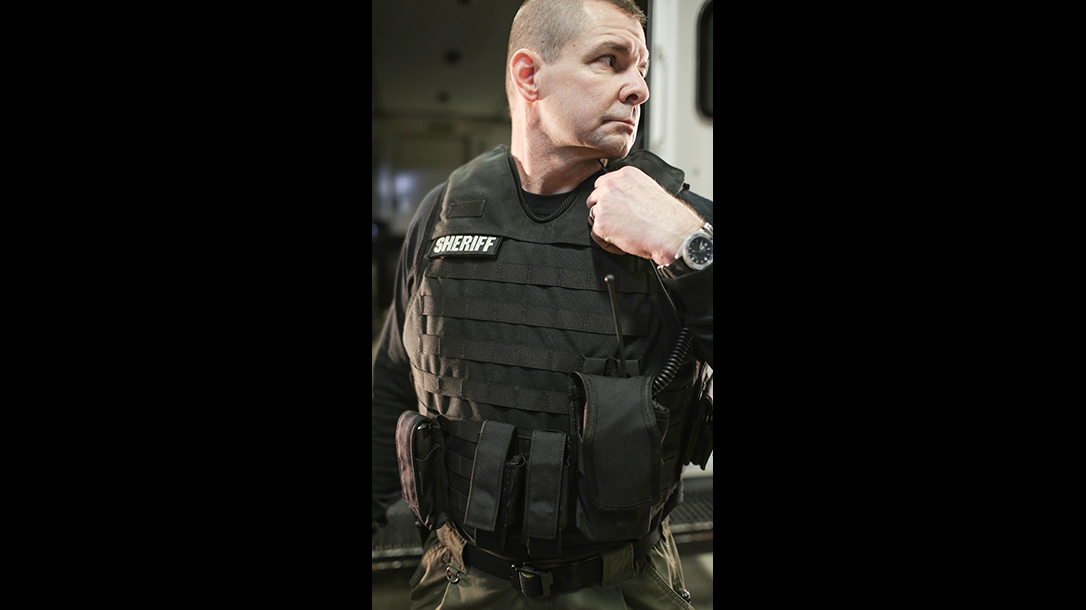 bullet resistant body armor police vest
