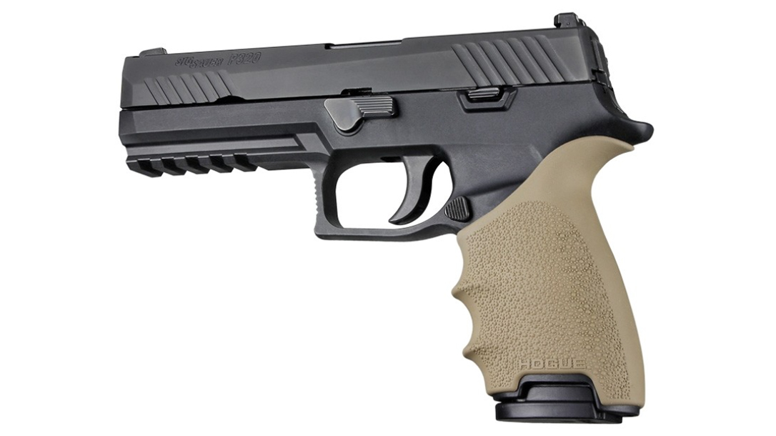 hogue handall beavertail grip p320 black fde