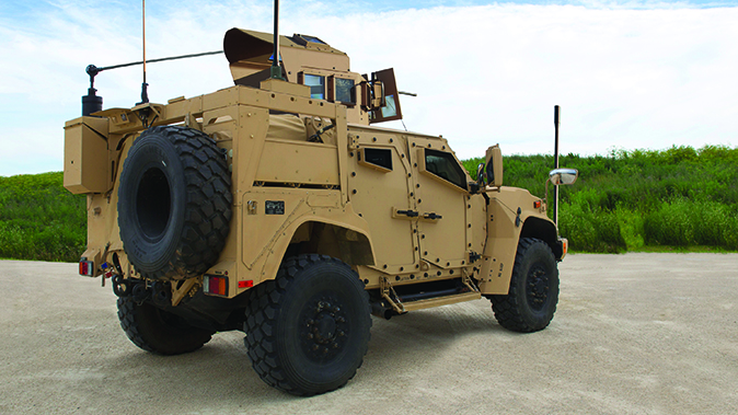 Oshkosh JLTV turret