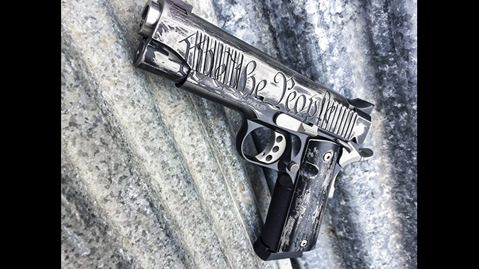 magnum research we the people desert eagle 1911 pistol left angle