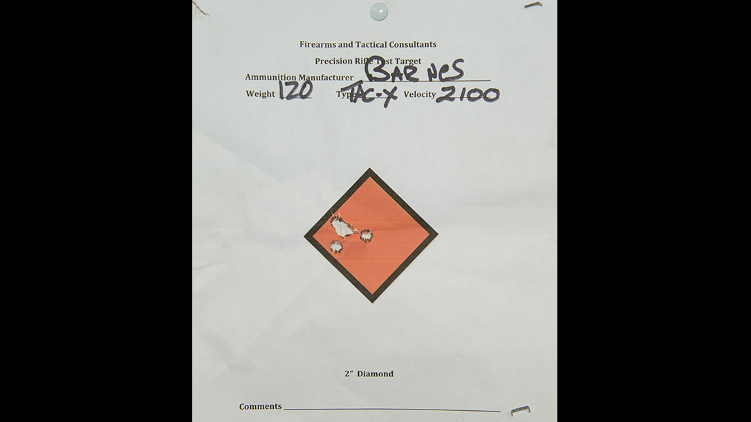 Primary Weapons Systems MK112 rifle target