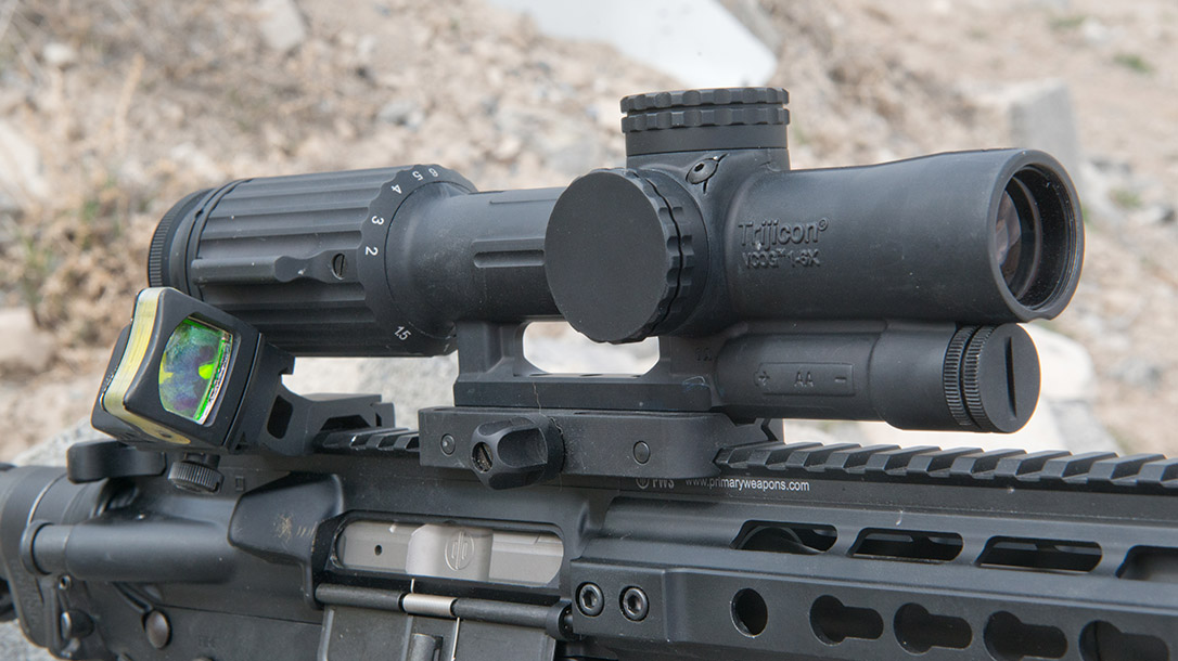 Primary Weapons Systems MK112 rifle trijicon scope