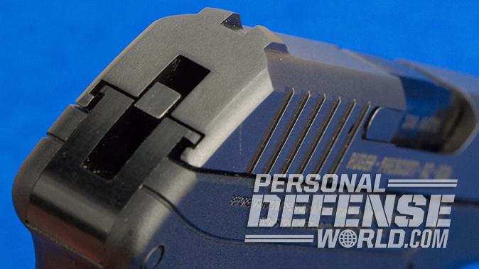 Ruger LCP pistol rear sight