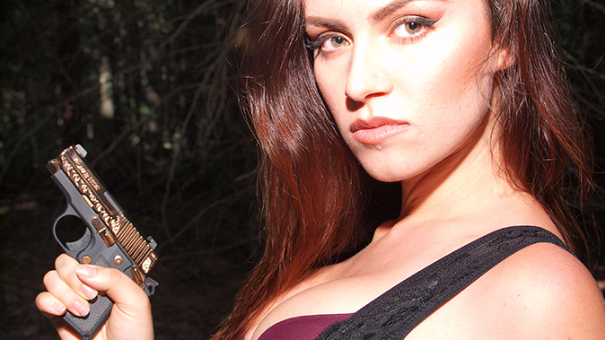 sig sauer p238 p938 p290rs pistol closeup