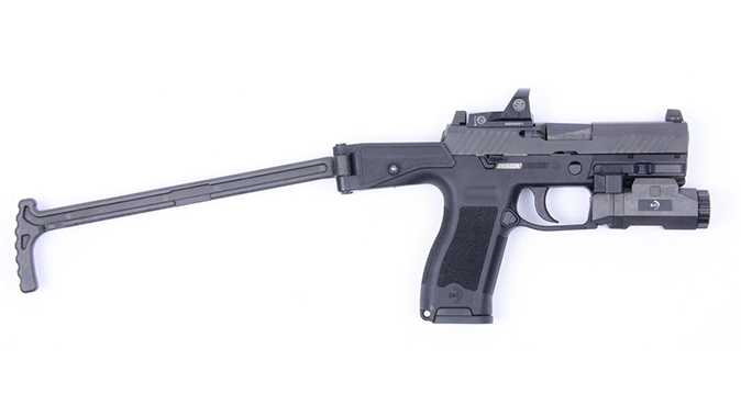 B&T USW-320 stock extended right profile