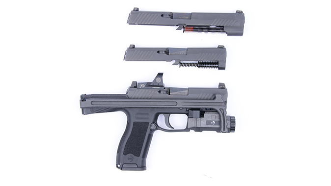 B&T USW-320 chassis disassembled