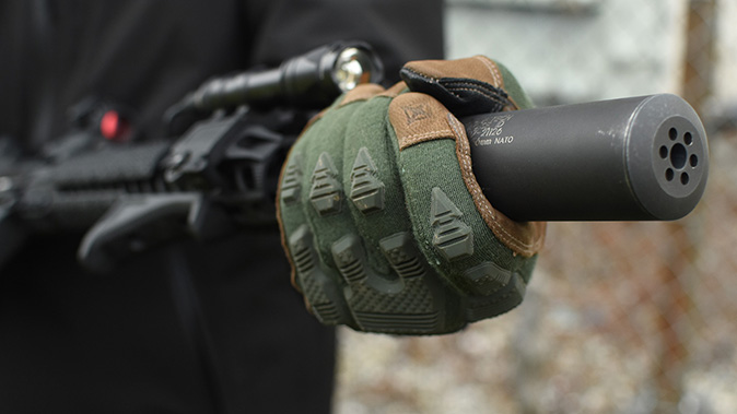 Vertx tactical gloves FR Breacher glove suppressor