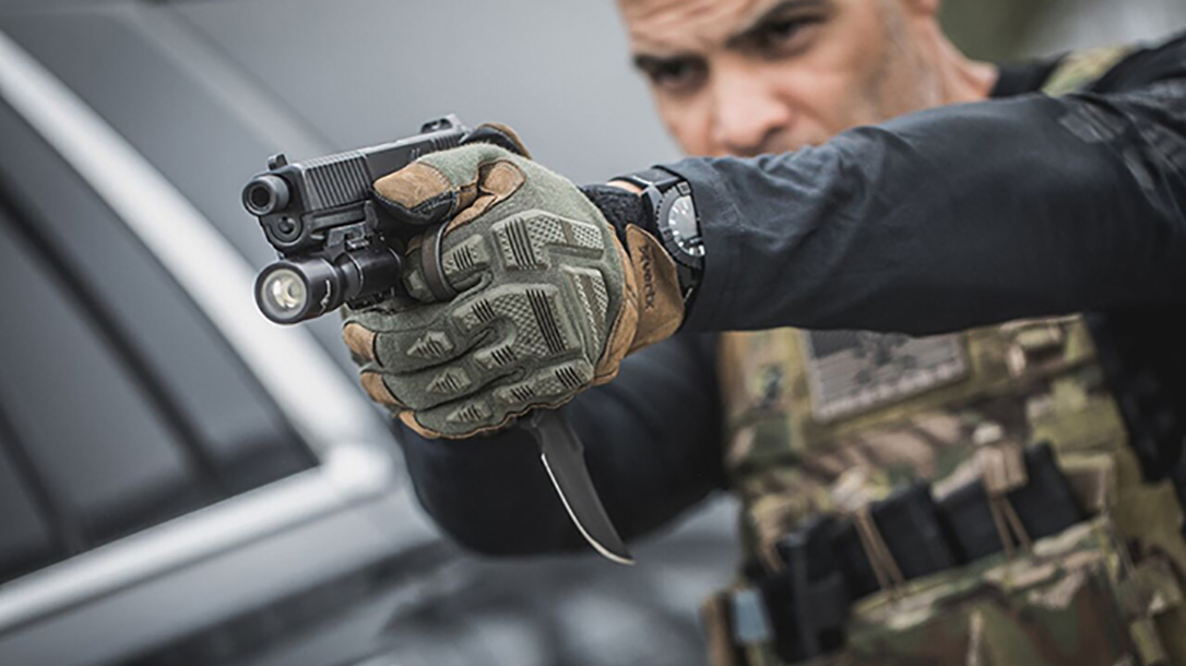 vertx tactical gloves action shot