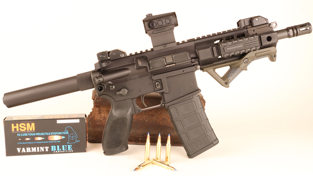 Death Wish remake 2018 full-auto AR15 pistol