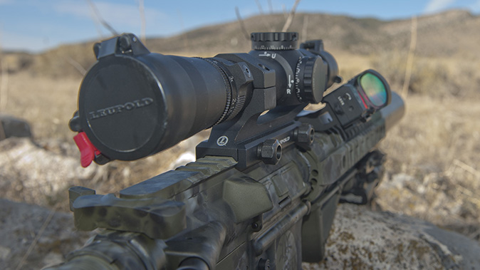 low-powered optics backup iron sights