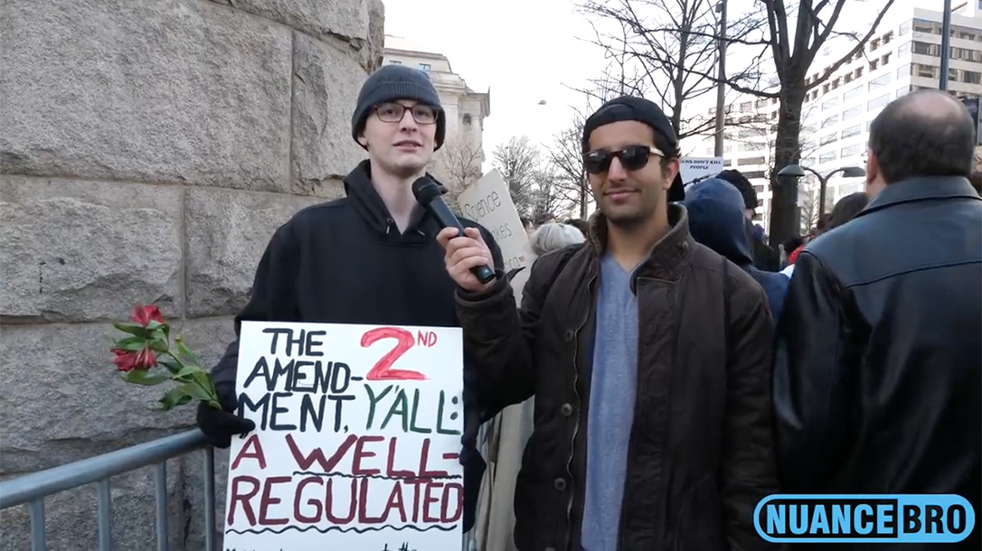 nuance bro march for our lives protestors