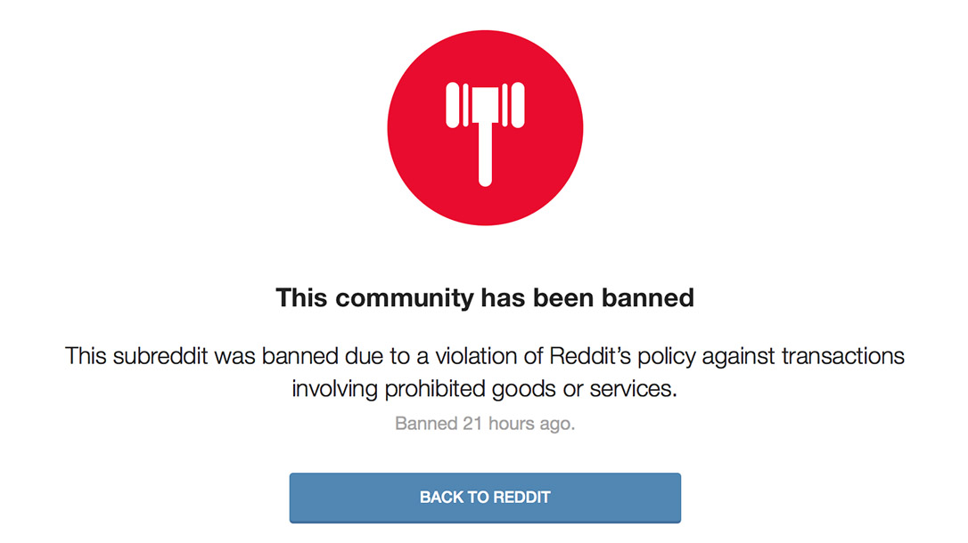 reddit gun ban
