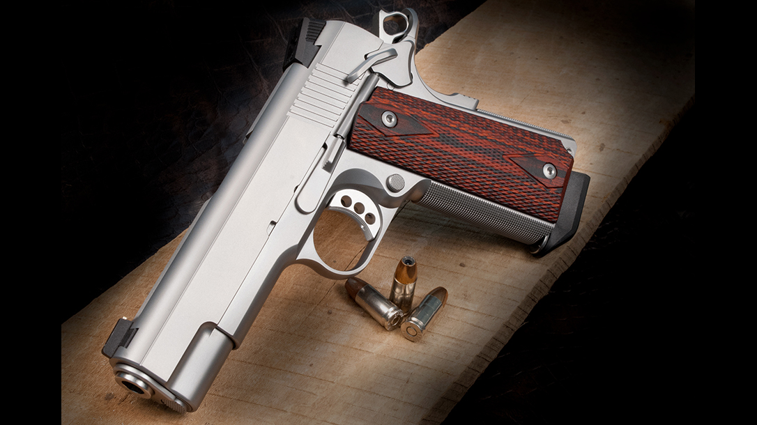 Ed Brown Executive Commander 1911 pistol left angle