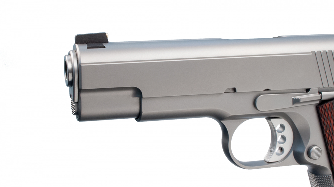 Ed Brown Executive Commander 1911 pistol front sight