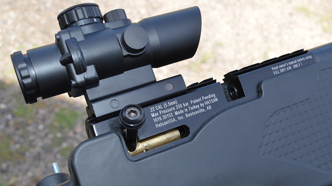 Hatsan Barrage air rifle bolt locked