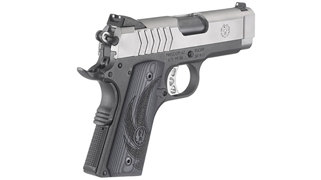 Ruger SR1911 Officer-Style pistol left rear view
