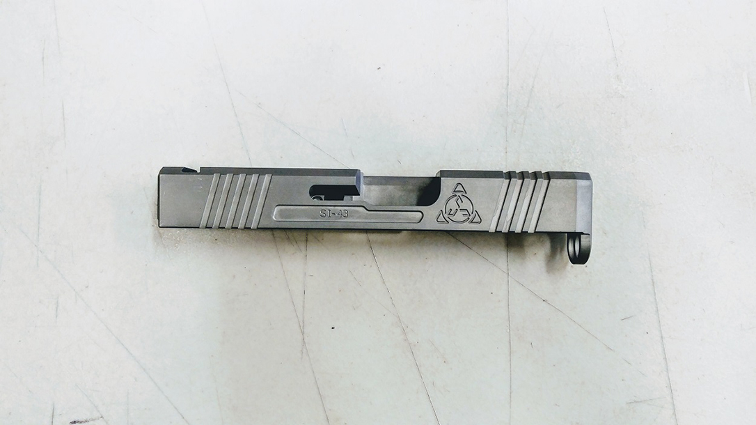 Suarez Supermatch SI-43 glock 43 slide right profile