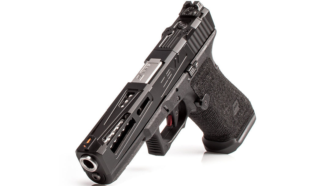 zev Enhanced Prize Fighter pistol slide left angle