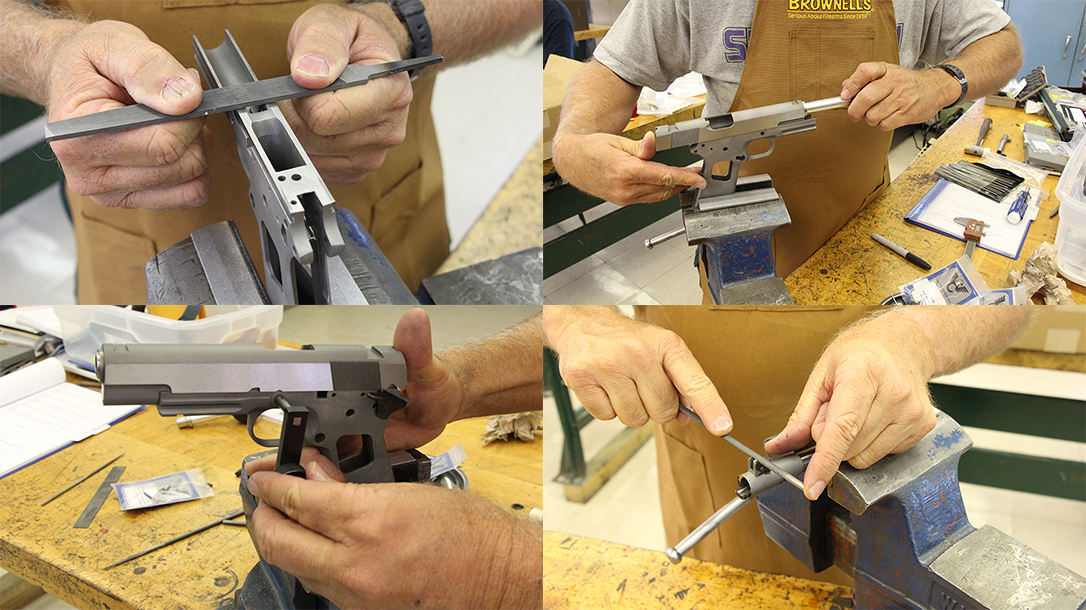 build a 1911 handgun steps