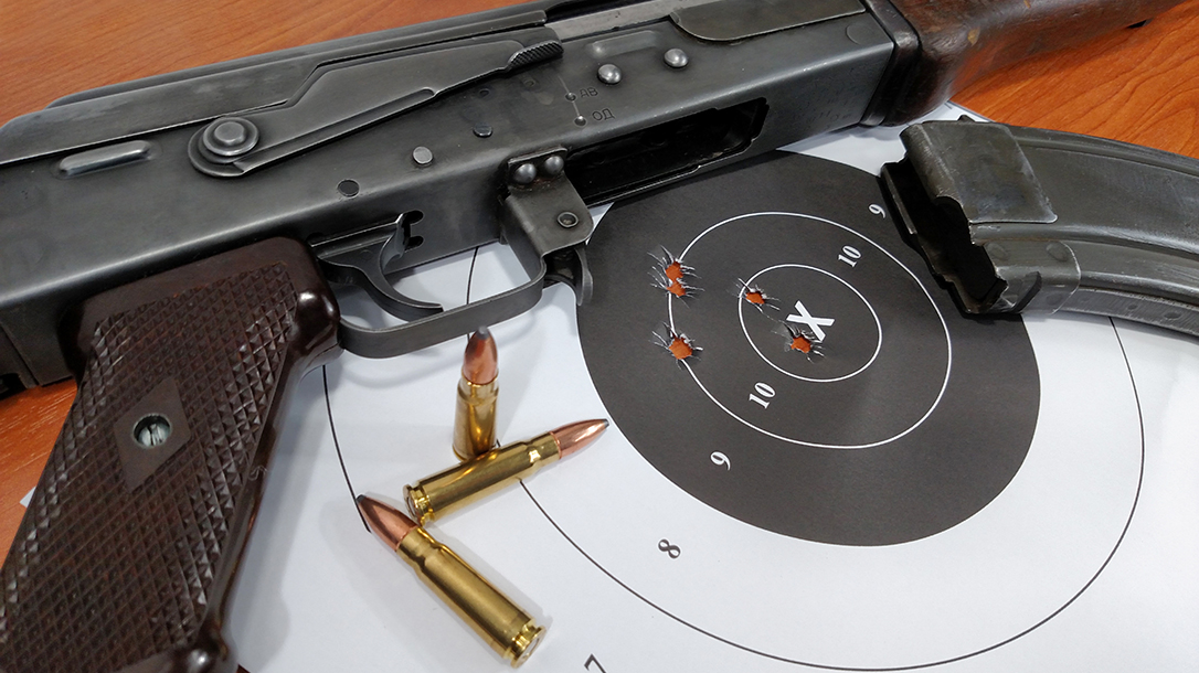 AK-47 Type 1 rifle target