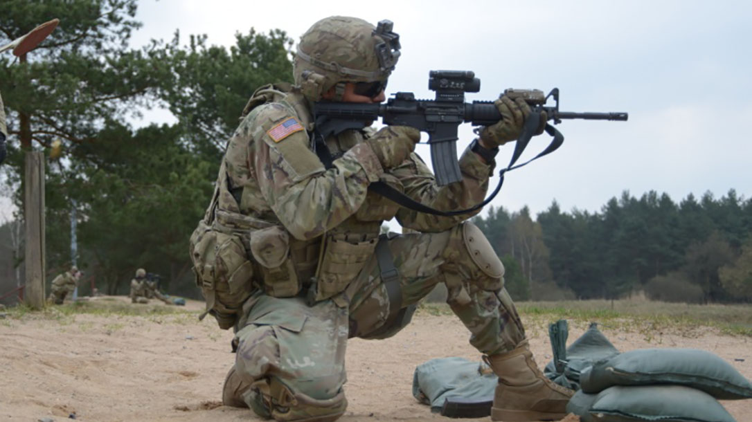 veterans day 2018, ARMY m4a1 carbine small arms range test